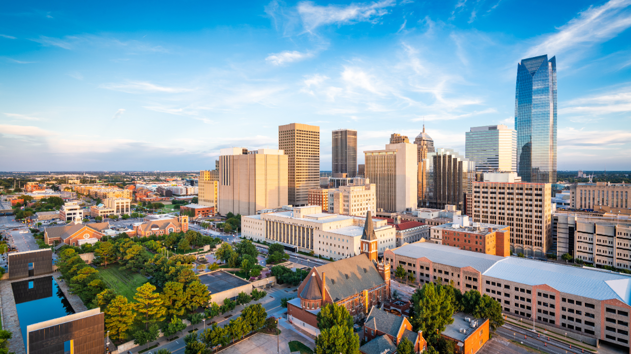 Oklahoma City Downtown Skyline